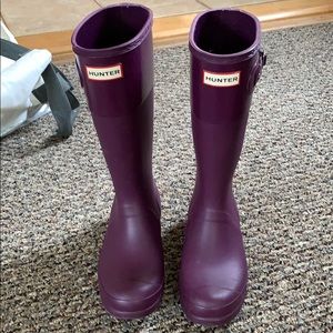 Purple Hunter Rain Boots